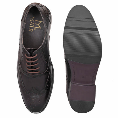 MATR Cosmo Men's Black Leather Shoes