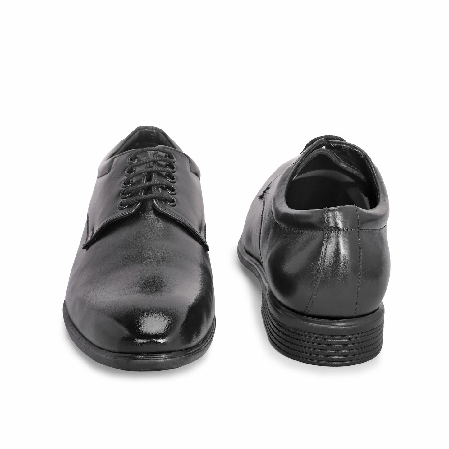 MATR Mains Men’s Classic Black Leather Derby Shoes