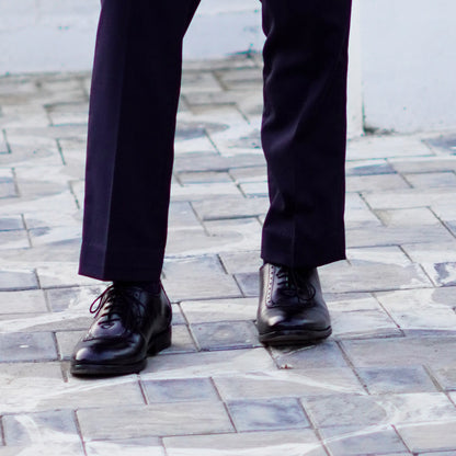 MATR Mains Men’s Black Leather Brogue Oxford Shoes