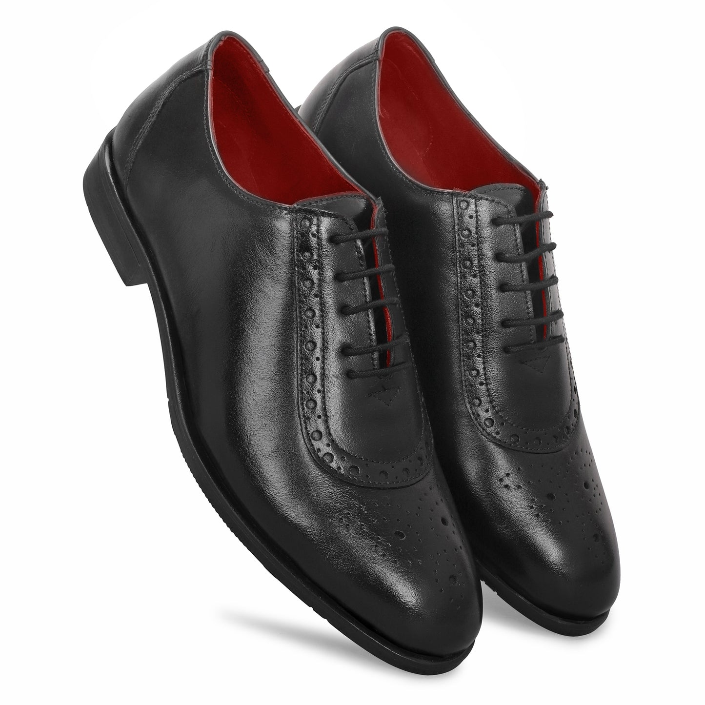 MATR Mains Men’s Black Leather Brogue Oxford Shoes