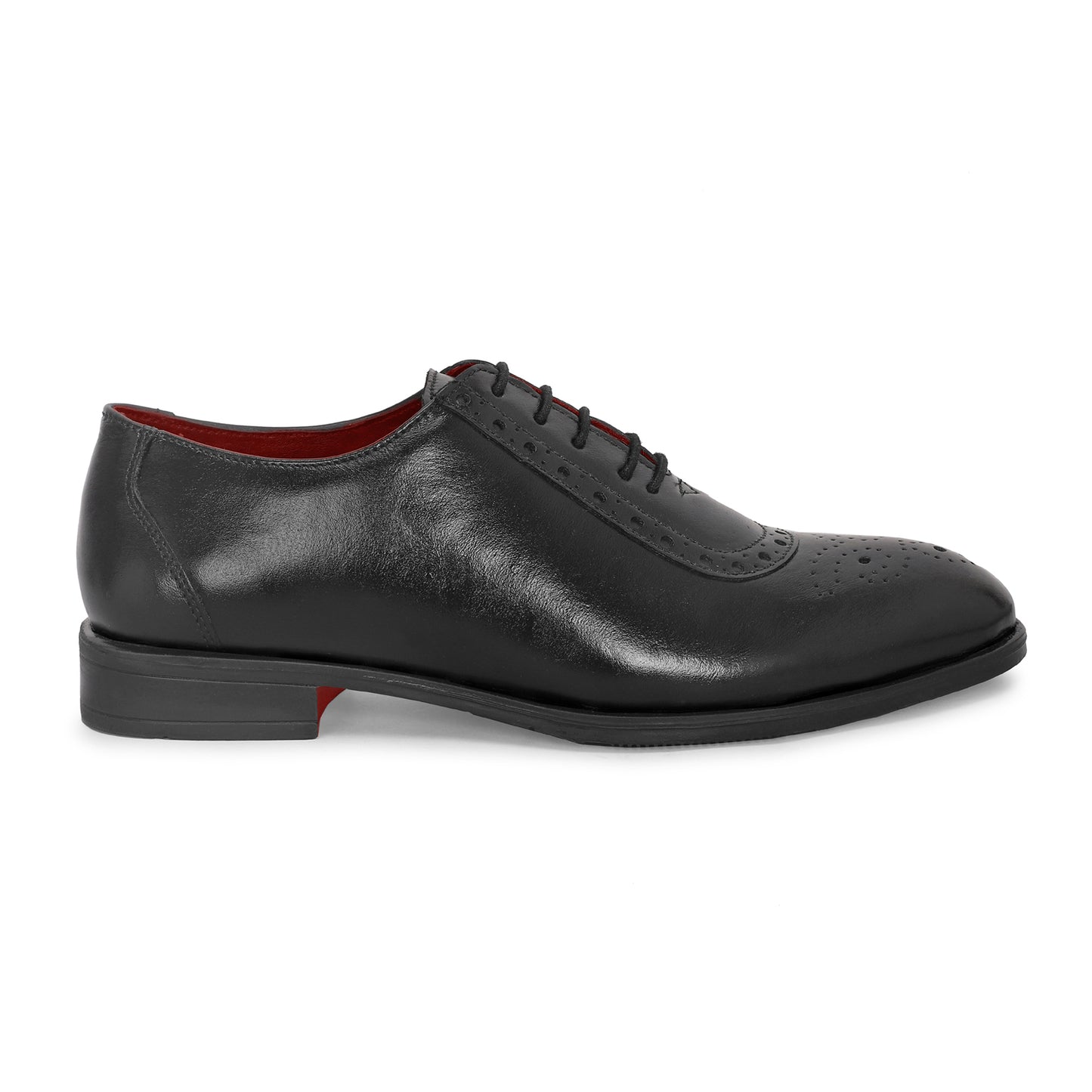 MATR Mains Men’s Black Leather Brogue Oxford Shoes
