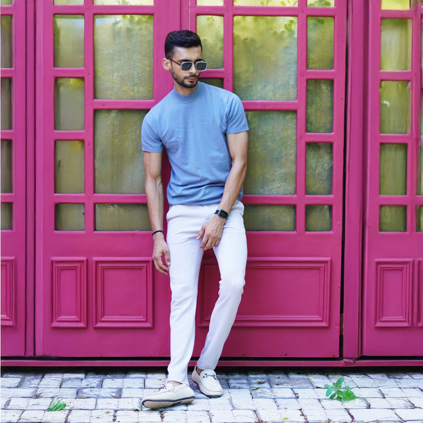 MATR Lifestyle Men's Off-White Suede Loafer