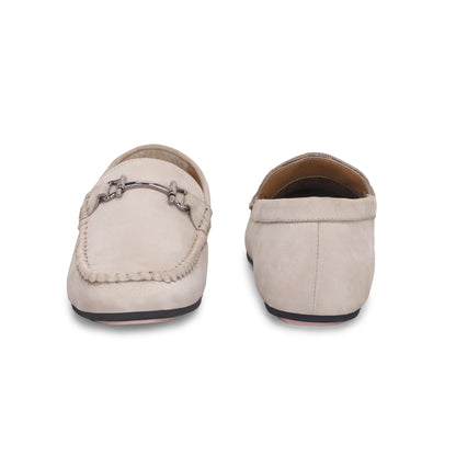 MATR Lifestyle Men's Off-White Suede Loafer