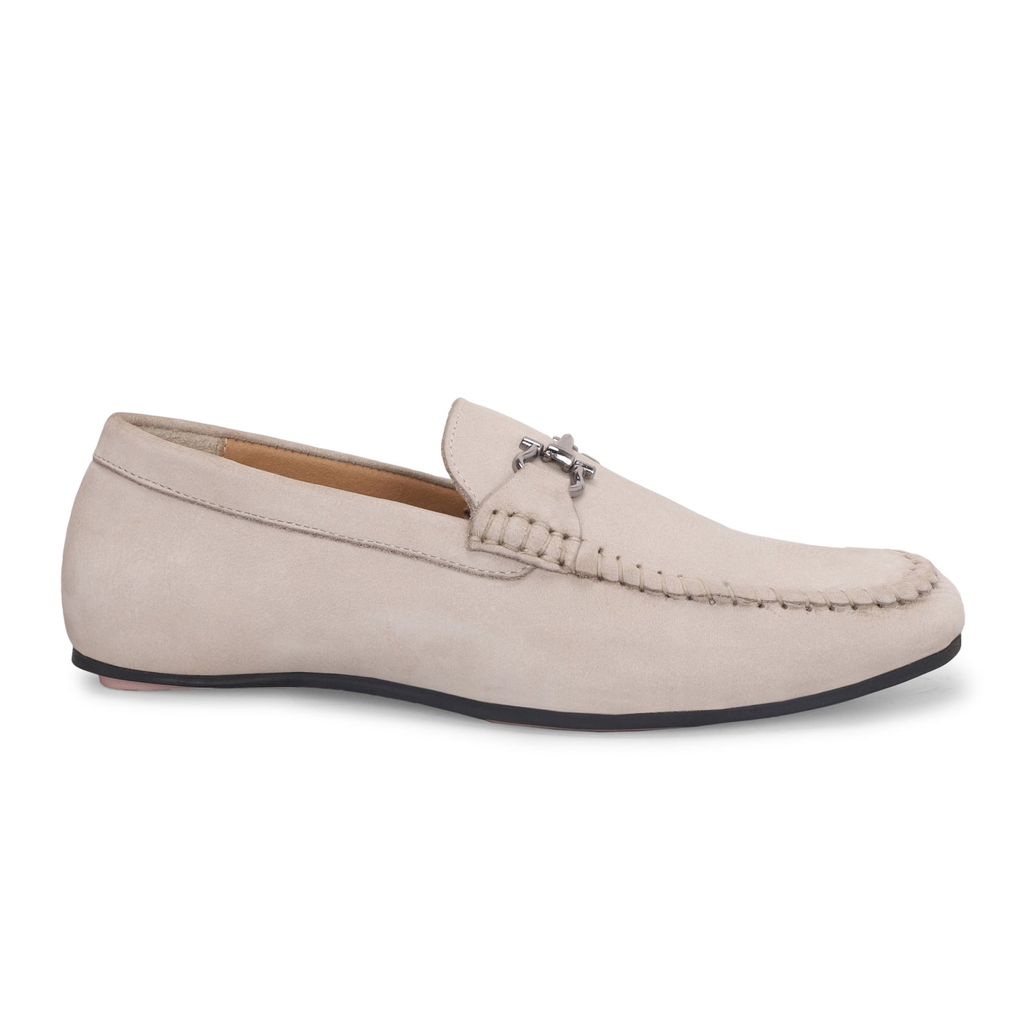 MATR Lifestyle Men's Off-White Suede Loafer