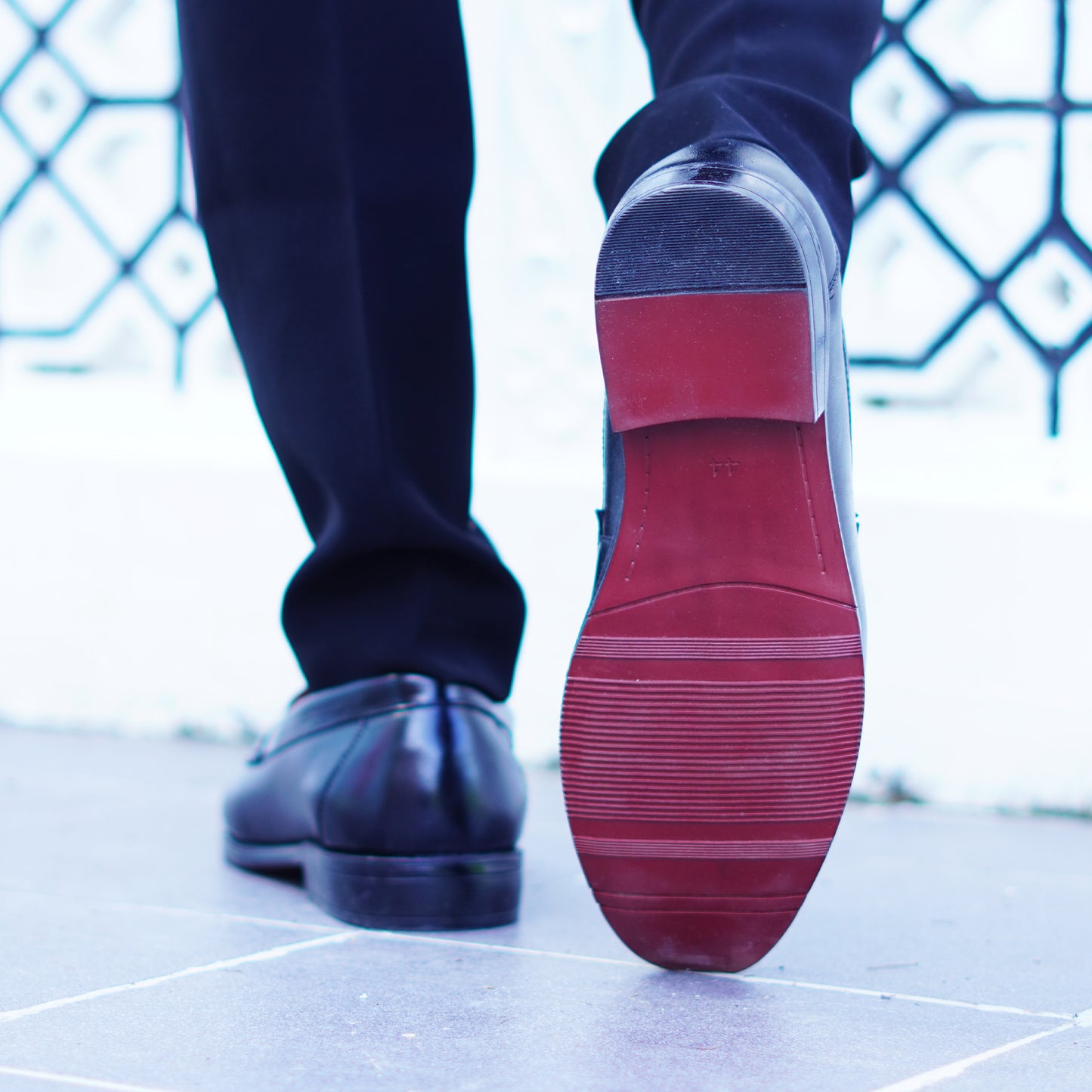 MATR Red Series Men’s Black Leather Formal Moccasins