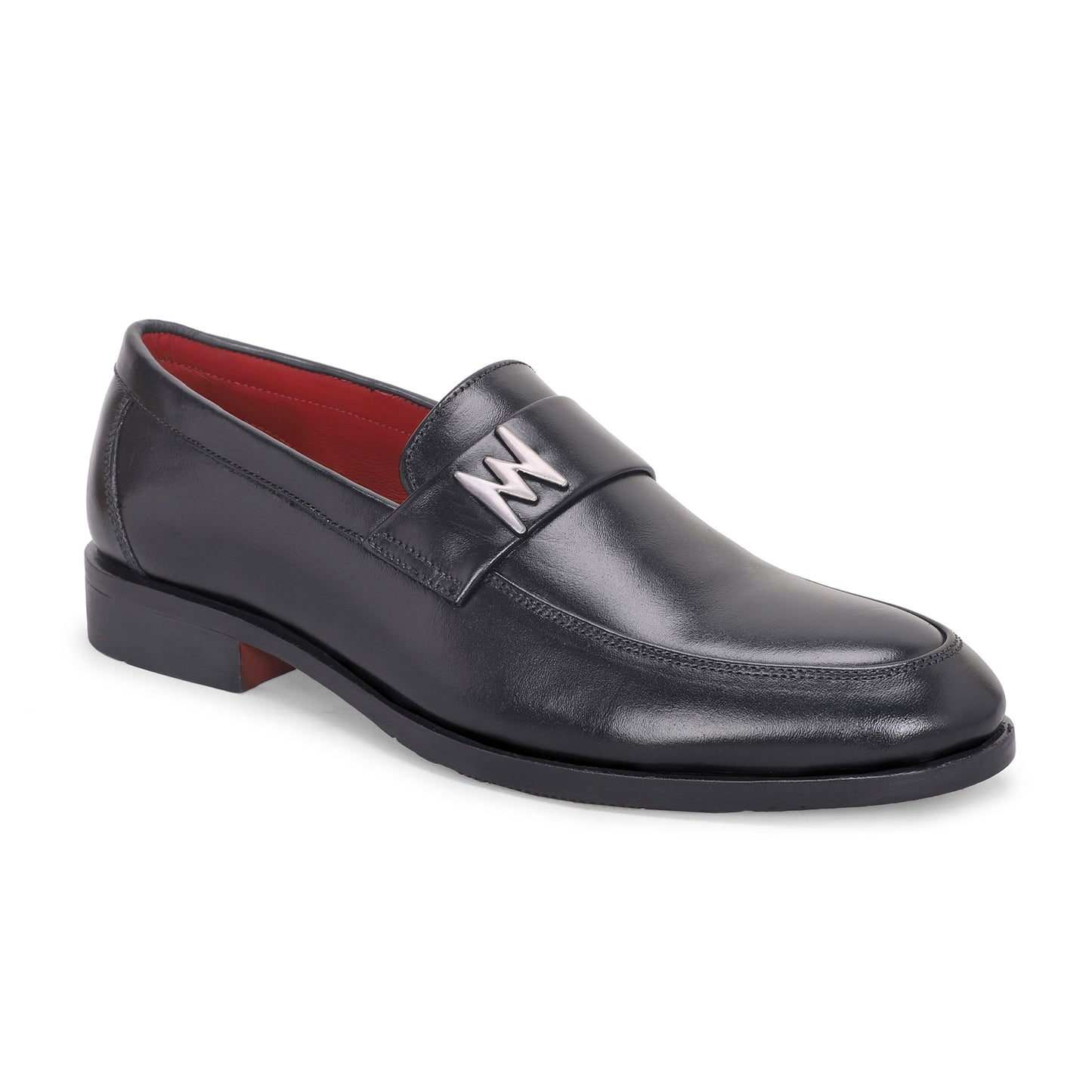 MATR Red Series Men’s Black Leather Formal Moccasins