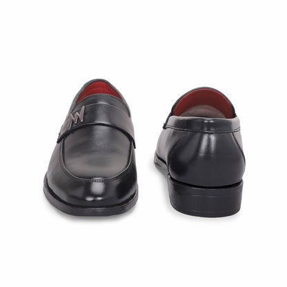 MATR Red Series Men’s Black Leather Formal Moccasins