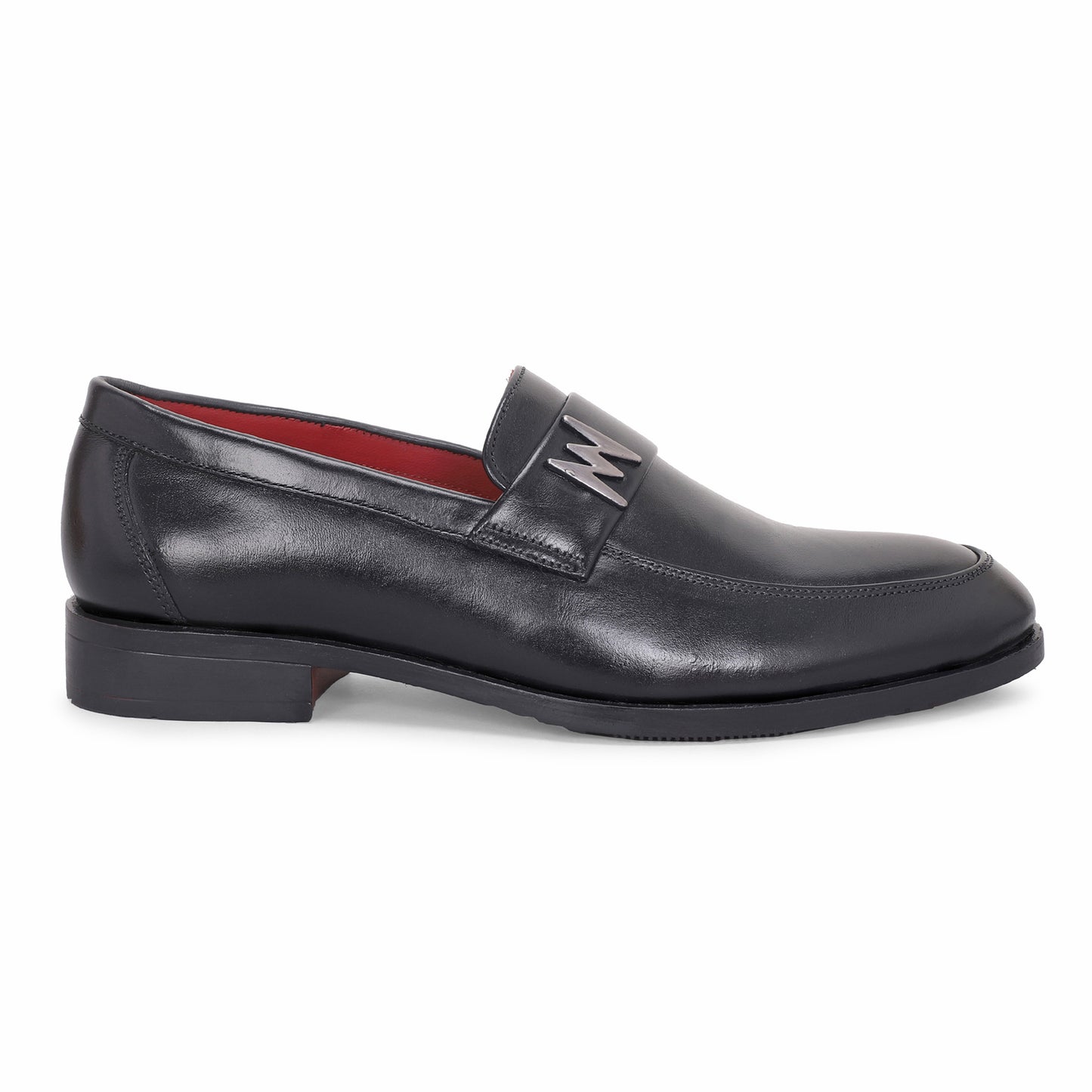 MATR Red Series Men’s Black Leather Formal Moccasins