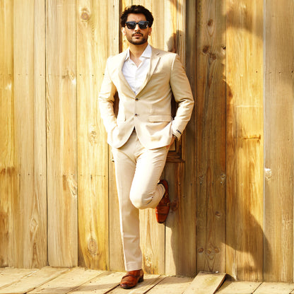 MATR Strap Me Down Men's Brown Croc-Embossed Double Monk Strap Leather Shoes