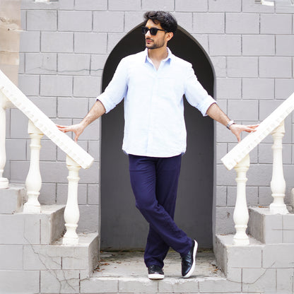 MATR Luxe Street Men’s Black Brogue Leather Sneakers