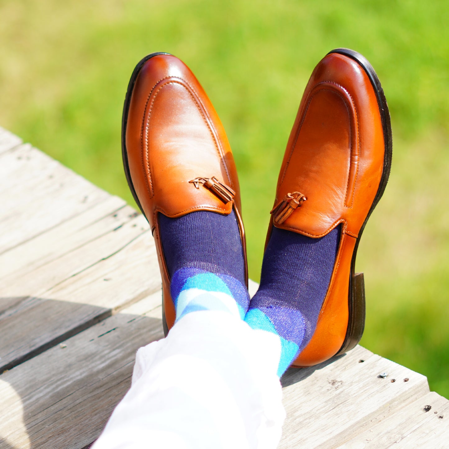 MATR Fest Men’s Tan Leather Tassel Loafers Handcrafted Luxury Slip-Ons