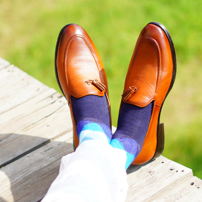 MATR Fest Men’s Tan Leather Tassel Loafers Handcrafted Luxury Slip-Ons